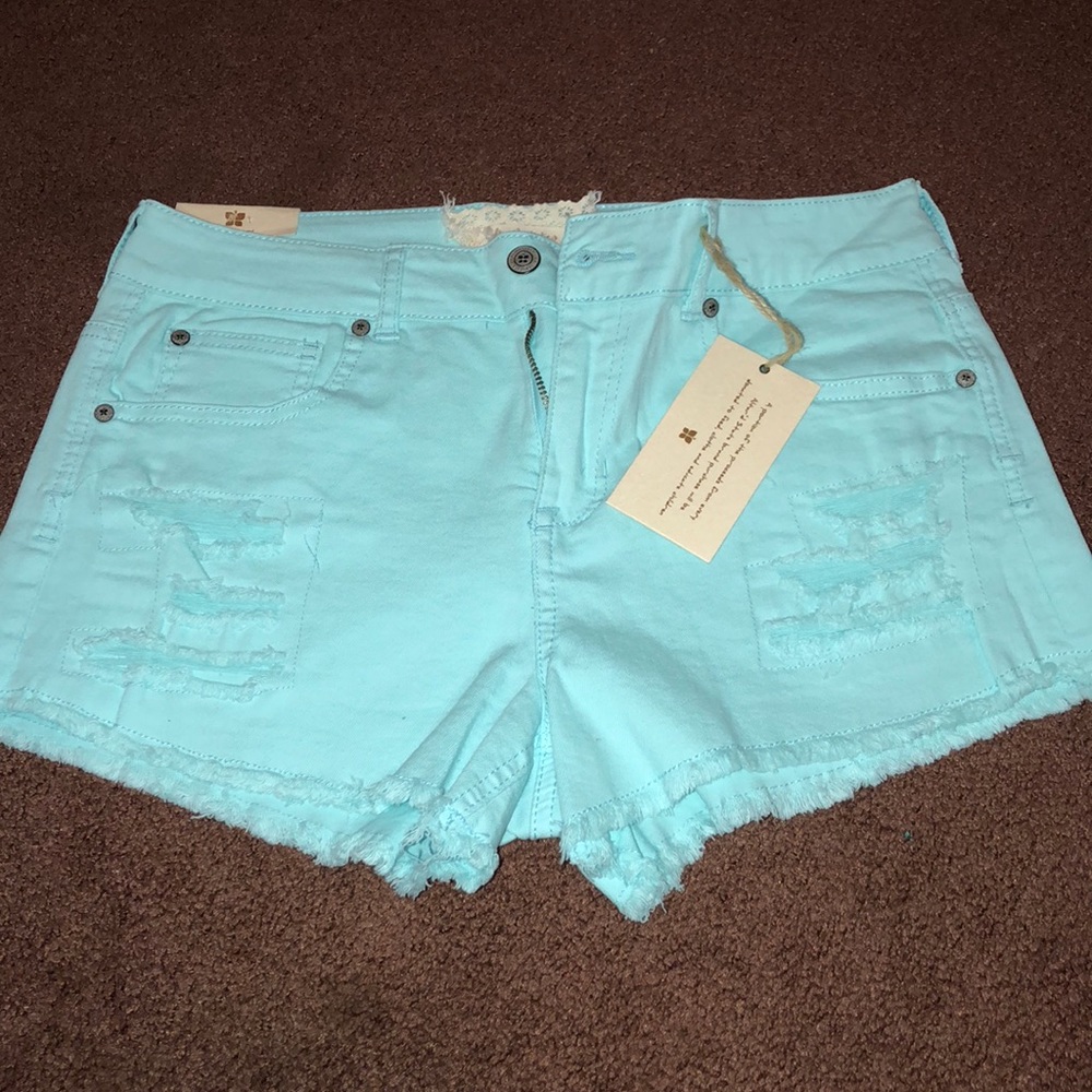 Mint green brand new altered state shorts